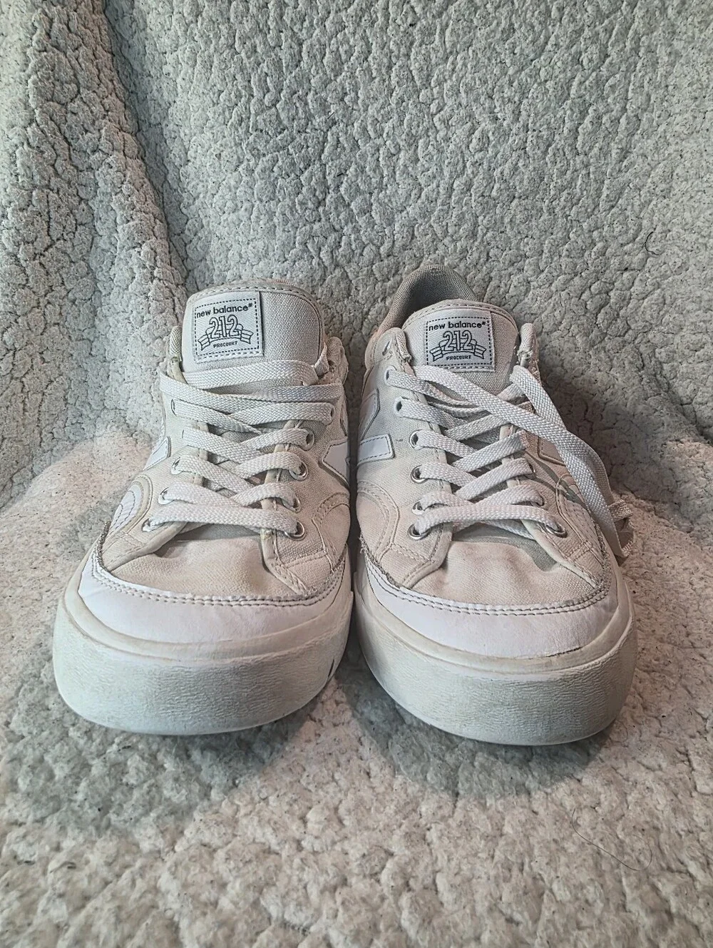 New Balance Numeric 212 Pro Court NM212NTT White Canvas Mens Shoes Size 10